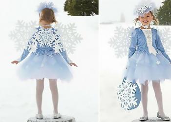 Как украсить платье-снежинку: делаем наряды для новогоднего утренника
